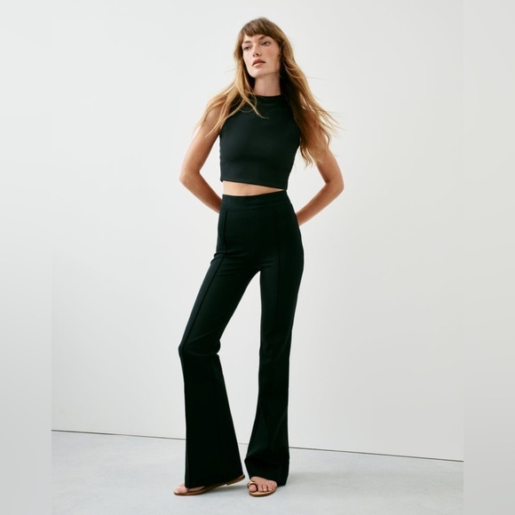 SPANX Pants - SPANXsmooth™ PerfectFit Ponte Black Flare Pant Size 1x NWT Brand New